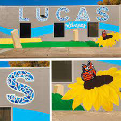 Lucas - Outdoor Mural - Lucas Public Library